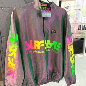 Authentic SURF STYLE Windbreaker - NEW 90's VINTAGE WITH TAGS!